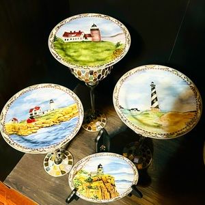 Set of 4 American Atelier plates